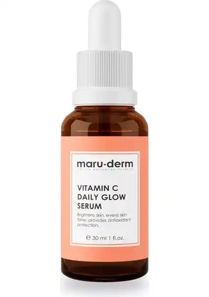 Maru.derm C Vitamini ve Peptid İçeren Serum ile Cilt Yenileme ve Parlaklık Artışı