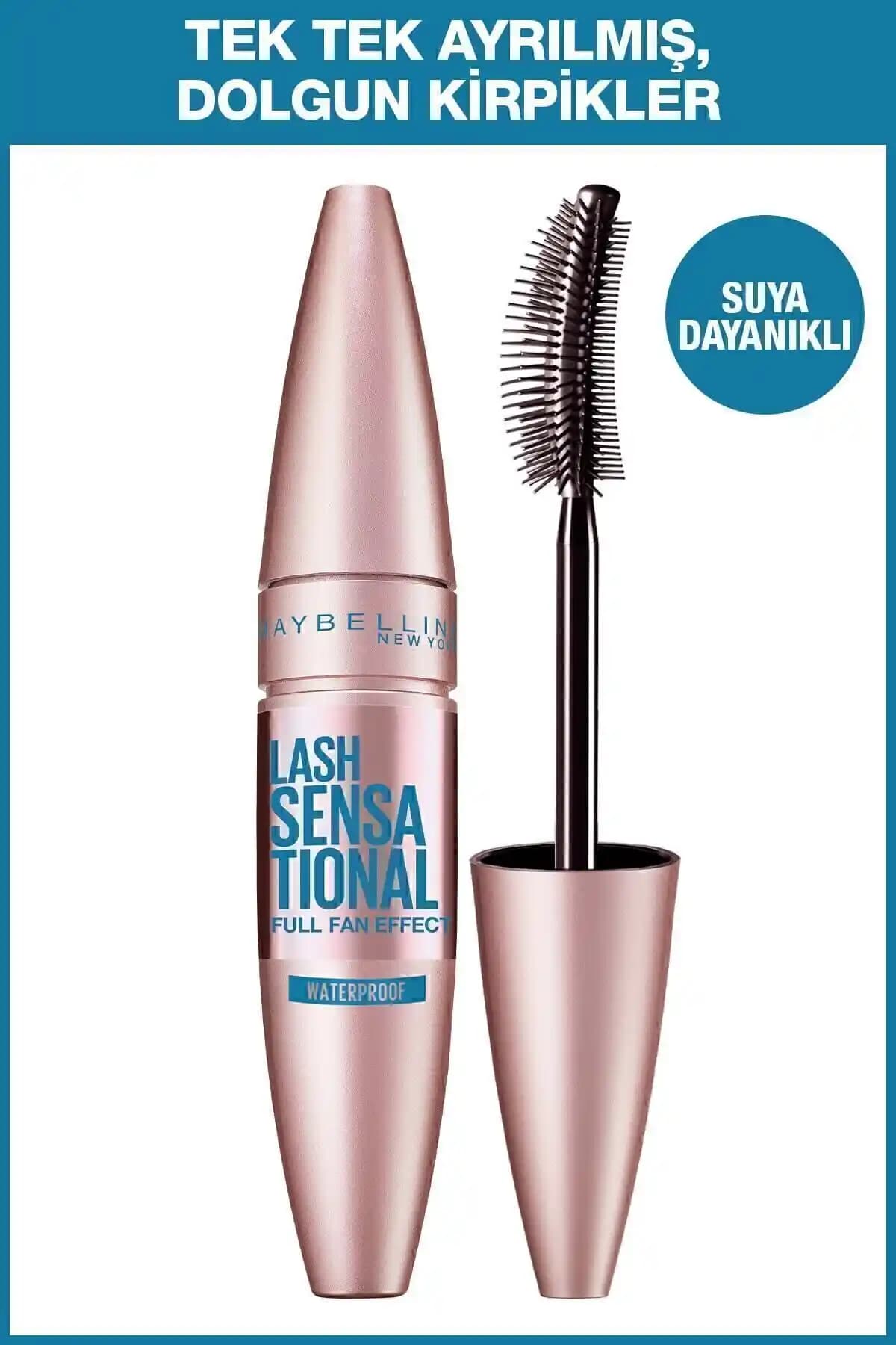 Maybelline Lash Sensational Suya Dayanıklı Siyah Maskara Özellikleri ve Kullanıcı Yorumları