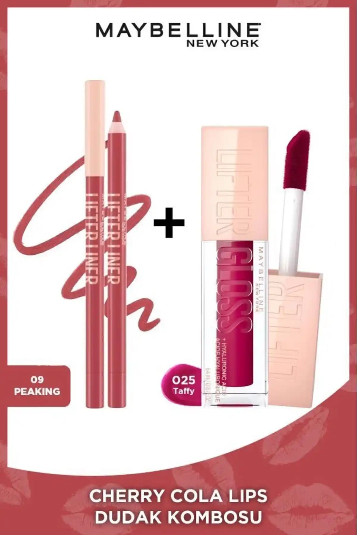 Maybelline New York Cherry Cola Dudak Bakım Seti İncelemesi ve Kullanıcı Yorumları