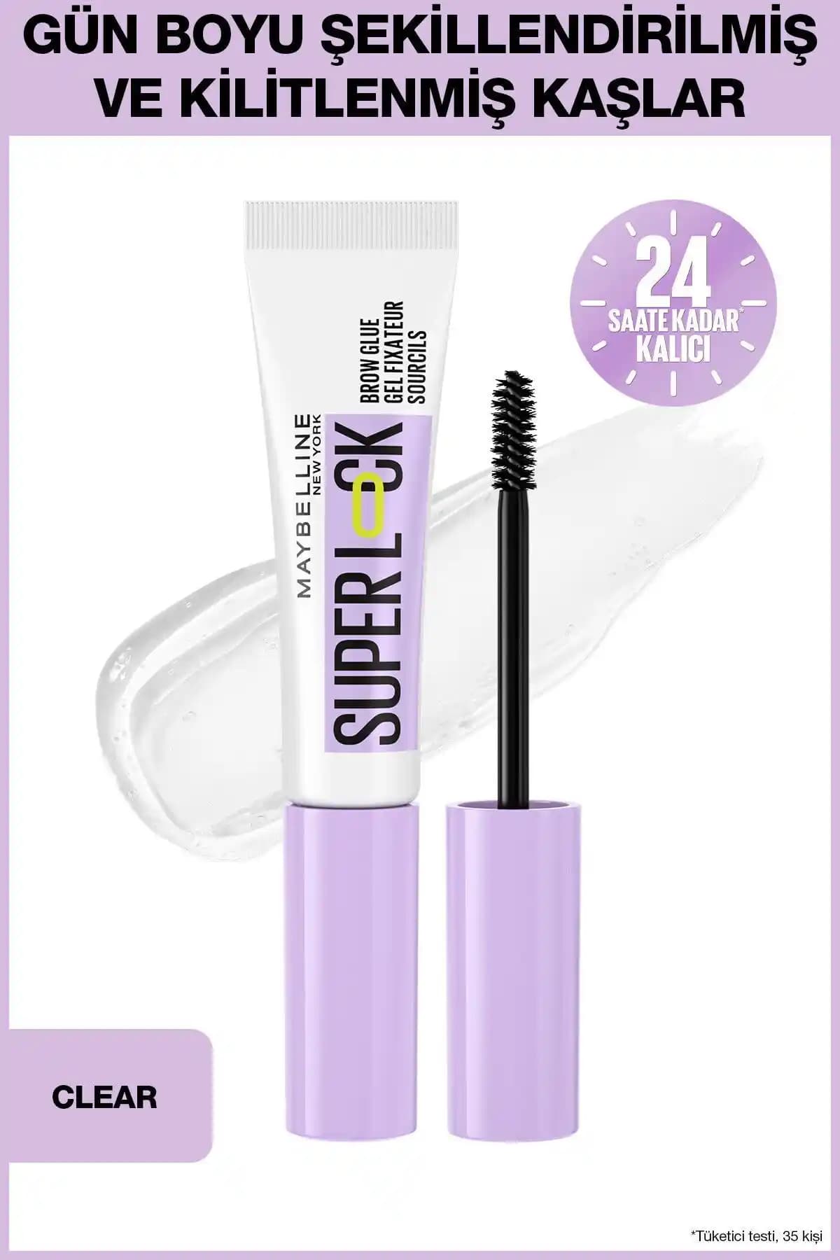 Maybelline New York Super Lock Brow Glue ile Kalıcı ve Doğal Kaş Sabitleme Çözümü