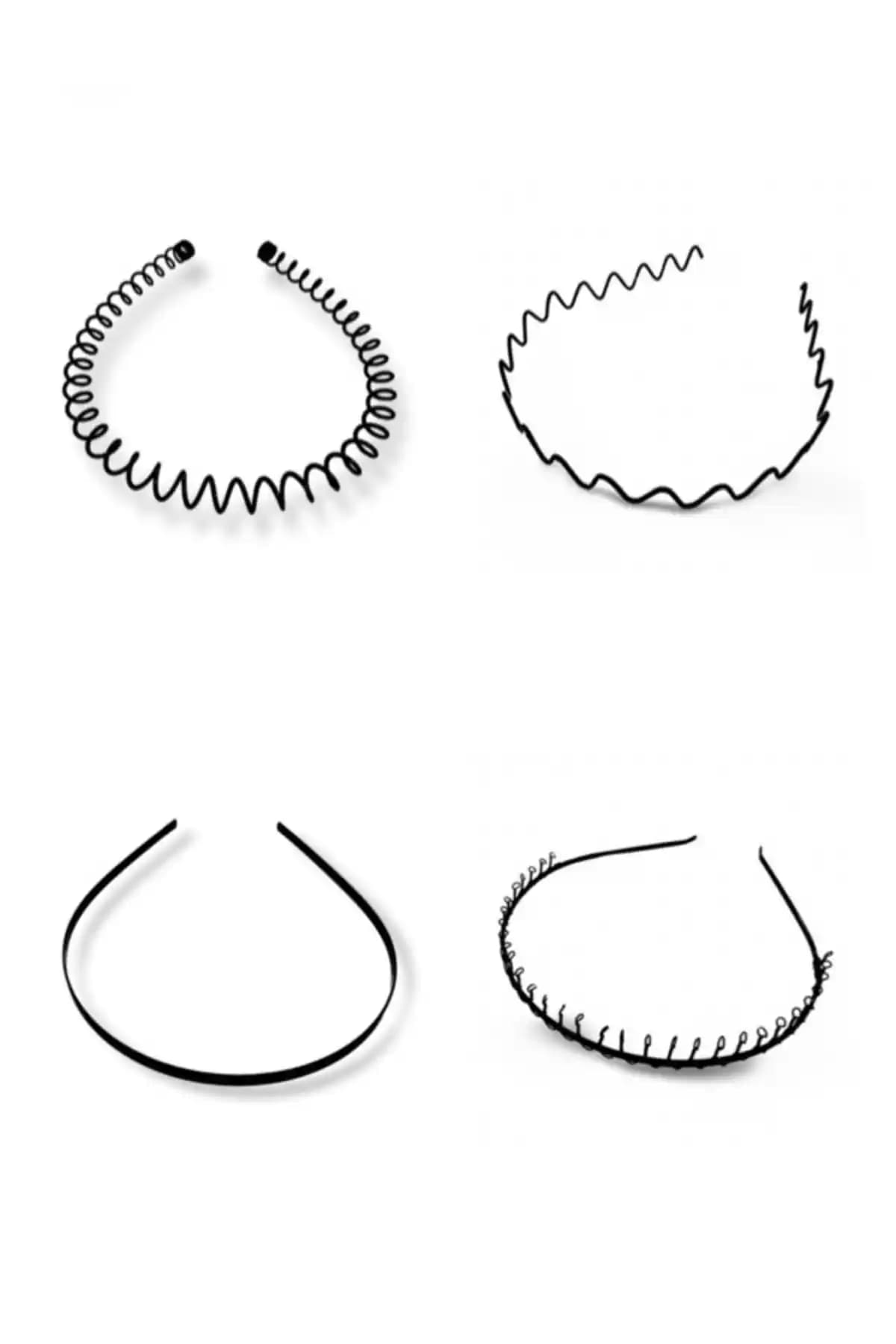 MAZEN 4'lü Metal Sporcu Taç Seti Dayanıklı ve Şık Unisex Tasarım