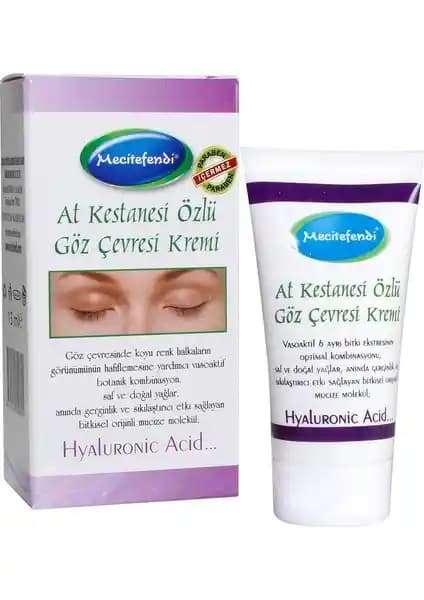 Mecitefendi At Kestanesi Özlü Göz Çevresi Kremi: Doğal ve Güvenilir Göz Bakım Çözümü