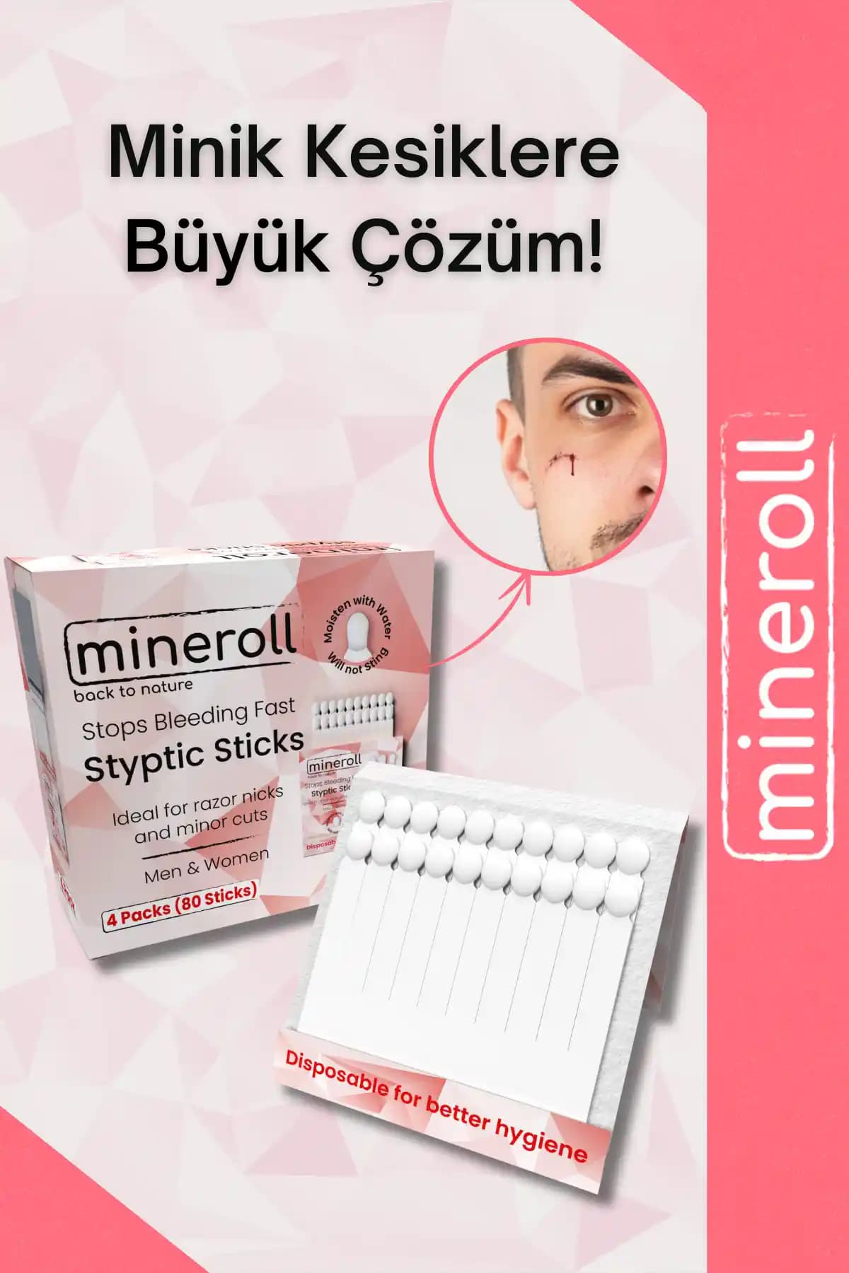 Mineroll Tek Kullanımlık Kan Taşı ile Kanamayı Hızla ve Güvenle Durdurun