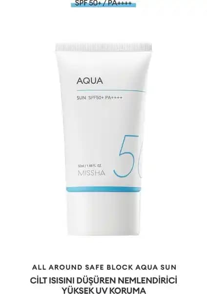 MISSHA Su Bazlı Güneş Koruyucu Nemlendirici Jel Yüksek Koruma ve Hafif Formülü ile Günlük Kullanım İçin Uygun