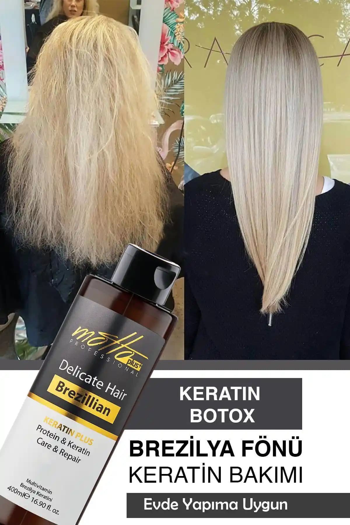 Motto Plus Profesyonel Brezilya Fönü Saç Düzleştirici ve Keratin Bakımı Ürün Özellikleri