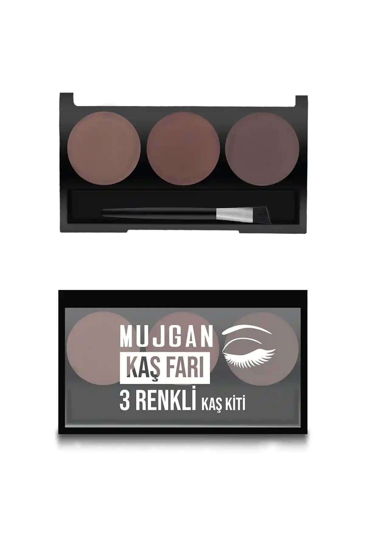 MUJGAN Romantic Flower Kaş Farı 3'lü 02 Doğal ve Kalıcı Güzellik İçin Mükemmel Seçenek