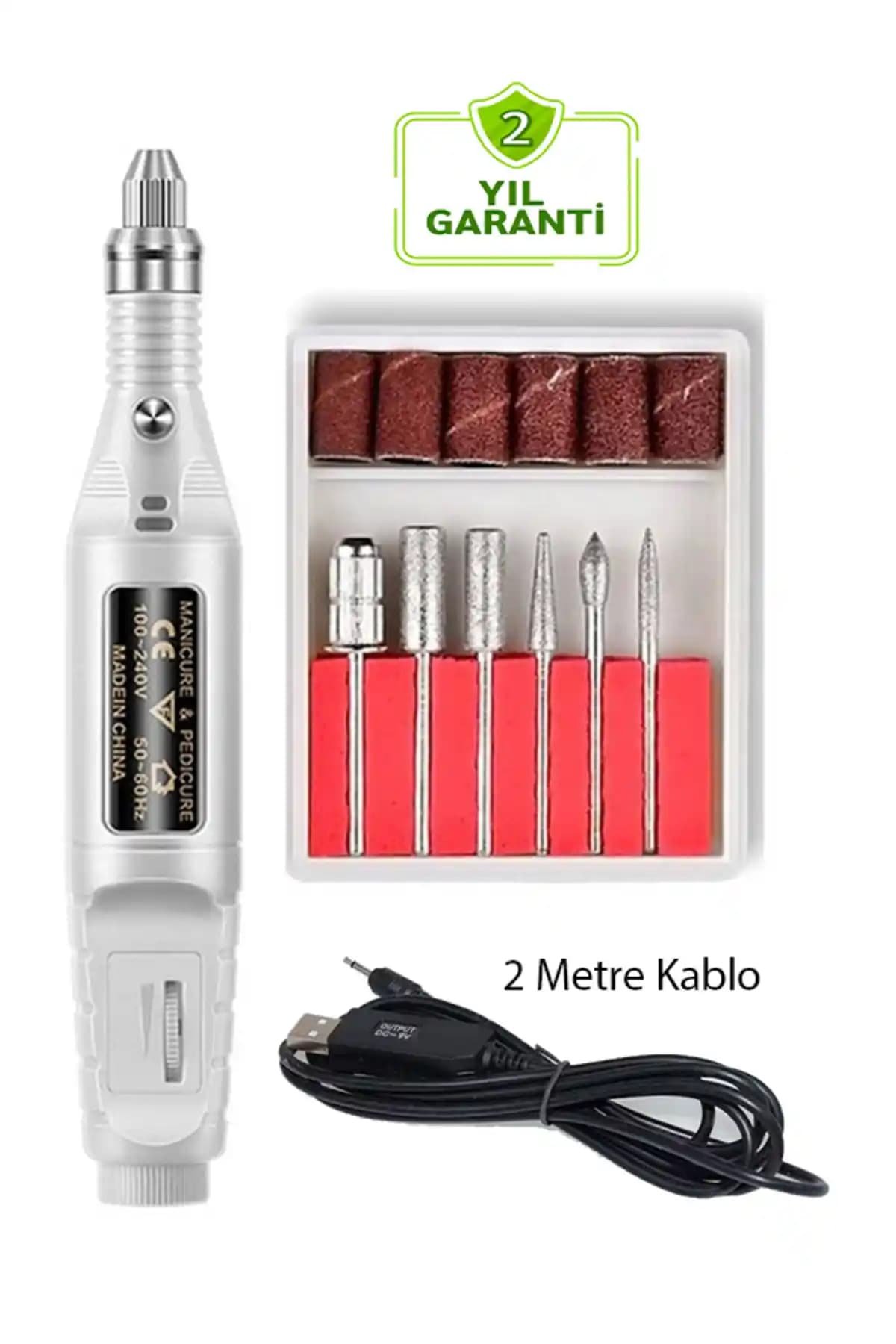 Nail Master USB Elektrikli Tırnak Törpü Seti: Çok Yönlü ve Pratik Tırnak Bakım Çözümü