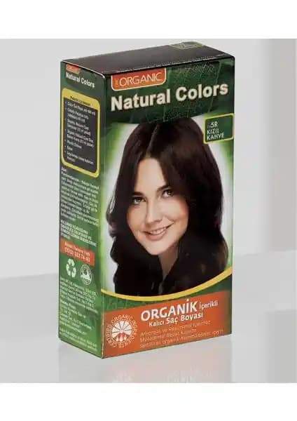 Natural Colors 5R Kızıl Kahve Organik Saç Boyası: Doğal ve Güvenilir Renk Seçeneği