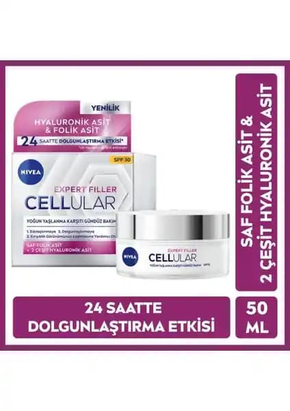 Nivea Hyaluron Cellular Filler Gündüz Kremi SPF30 ile Cilt Bakımında Yeni Dönem