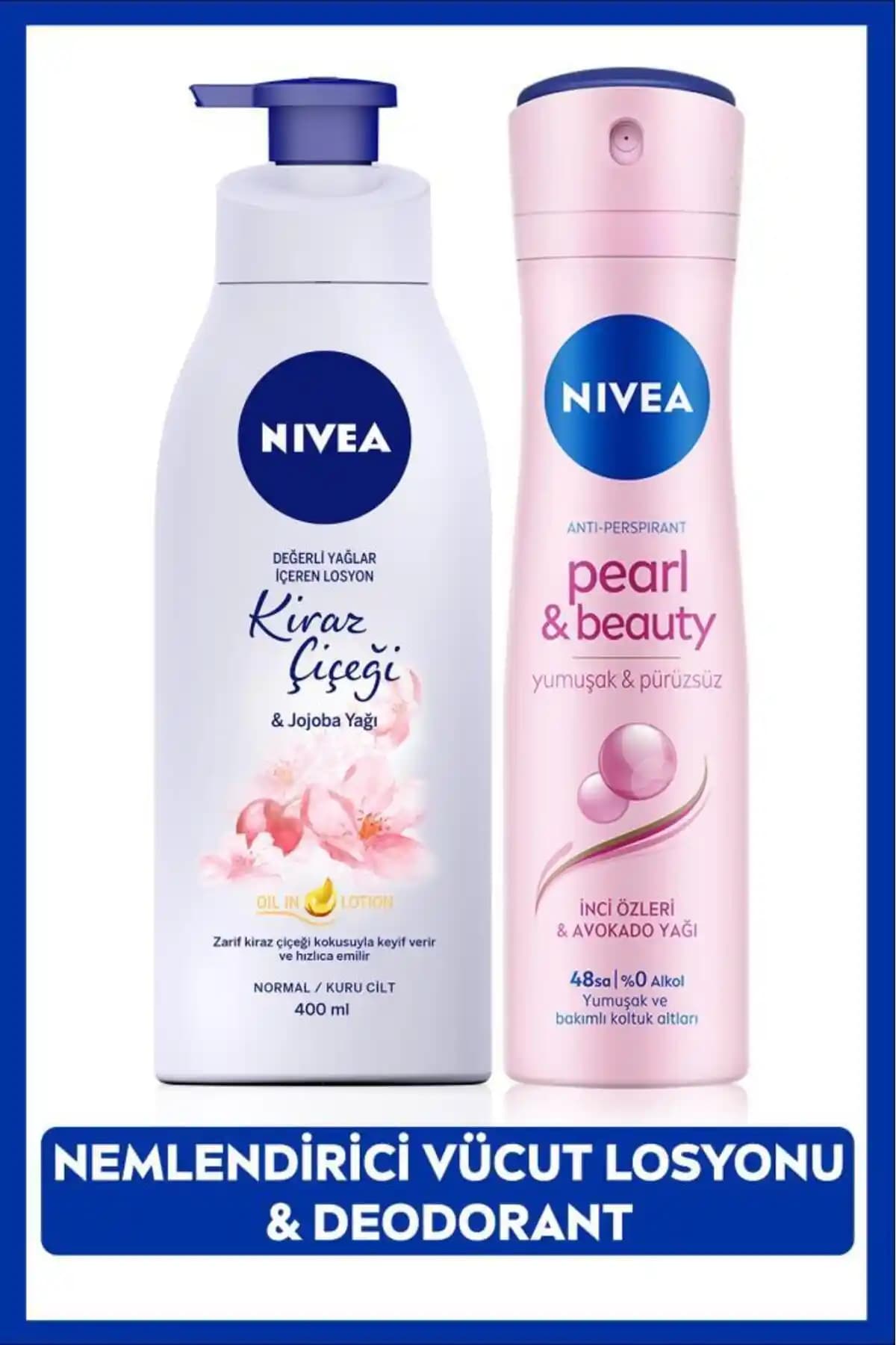 NIVEA Kadın Pearl&Beauty Deodorant ve Nemlendirici Losyon Ürünleri Tanıtımı ve Özellikleri
