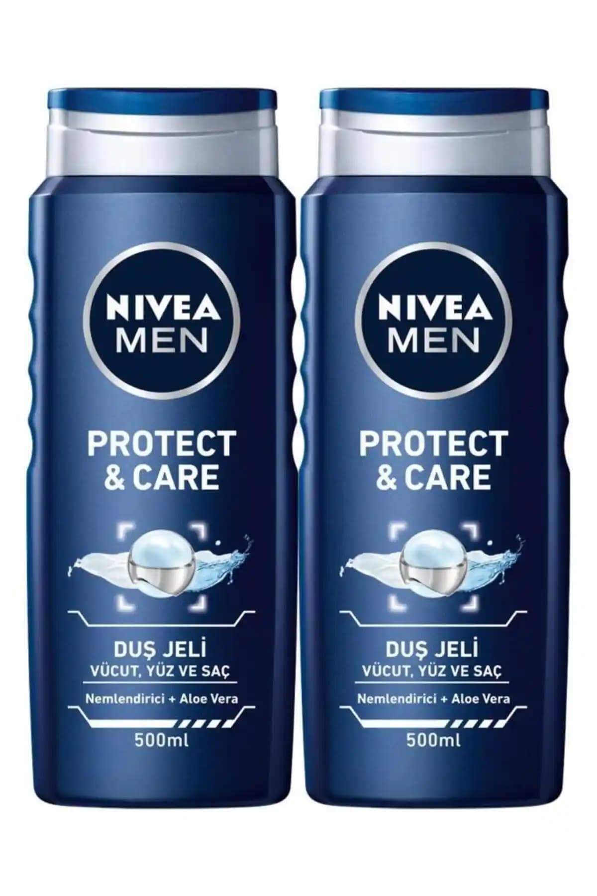 NIVEA MEN Protect & Care Erkek Duş Jeli 500ml: Temizlik ve Ferahlık Sağlayan Erkek Bakım Ürünü