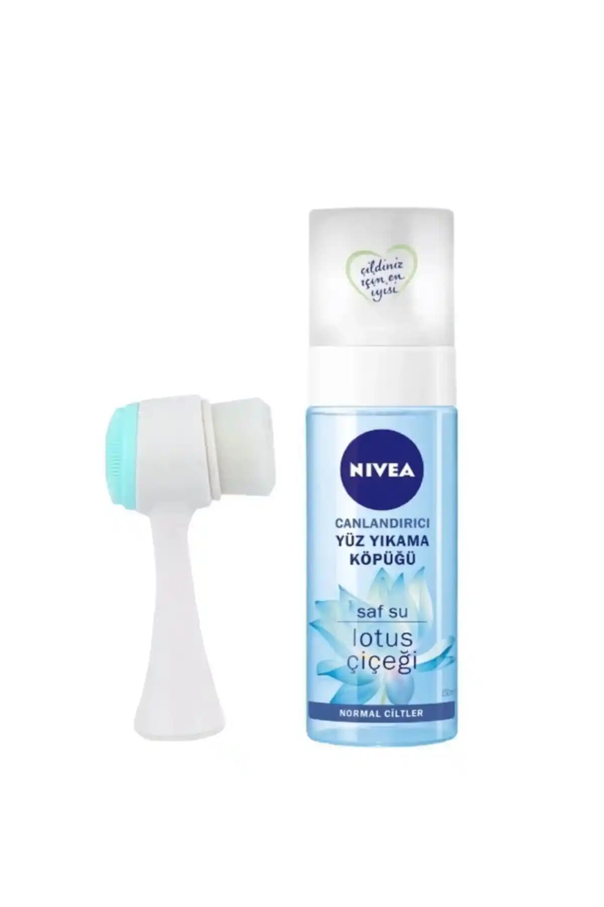NIVEA Yüz Yıkama Köpüğü ve Temizleme Fırçası: Normal ve Karma Ciltler İçin Etkili Temizlik Çözümü