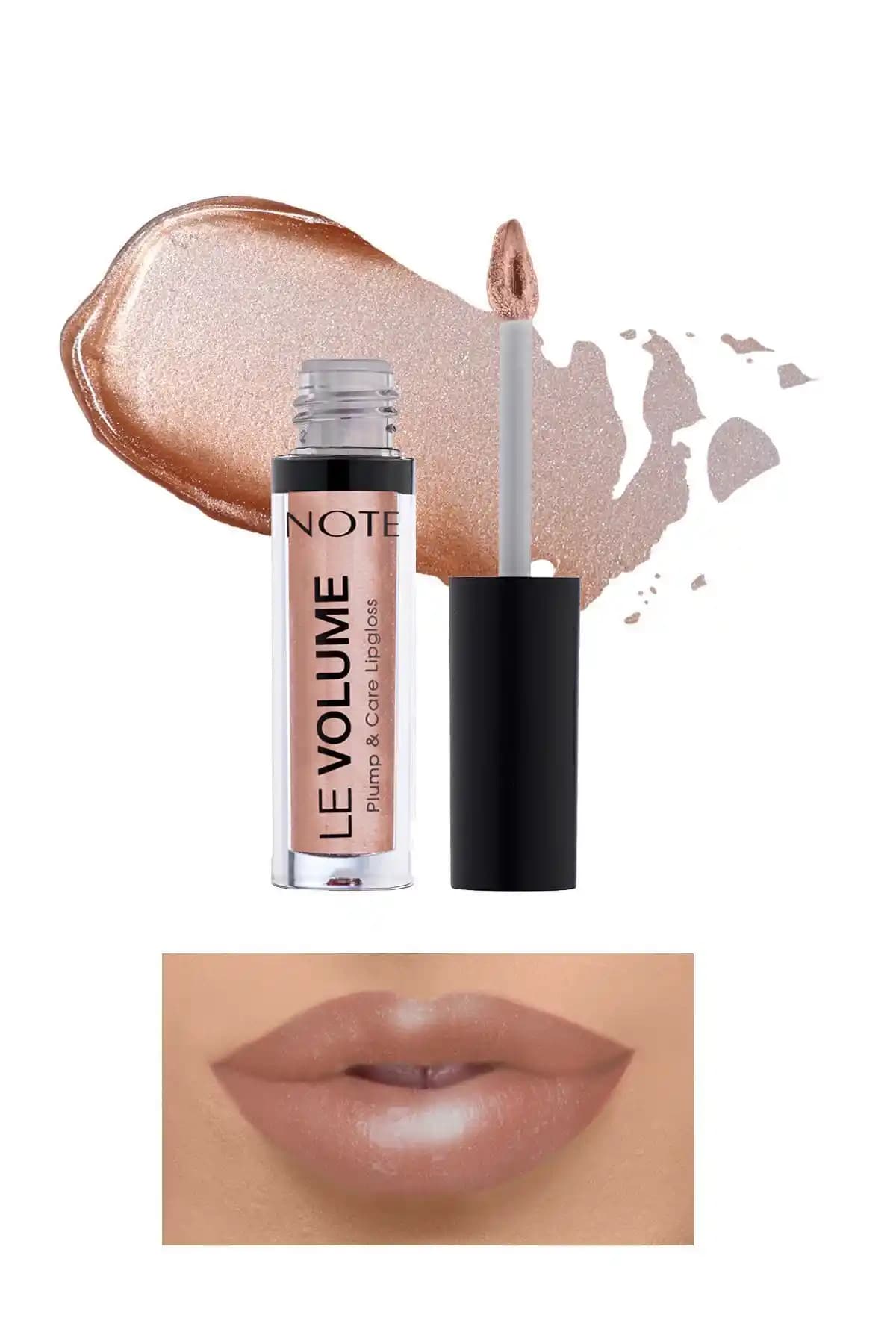 Note Cosmetics Le Volume Plump & Care Lipgloss Dudaklara Doğal Parlaklık ve Dolgunluk Sağlar