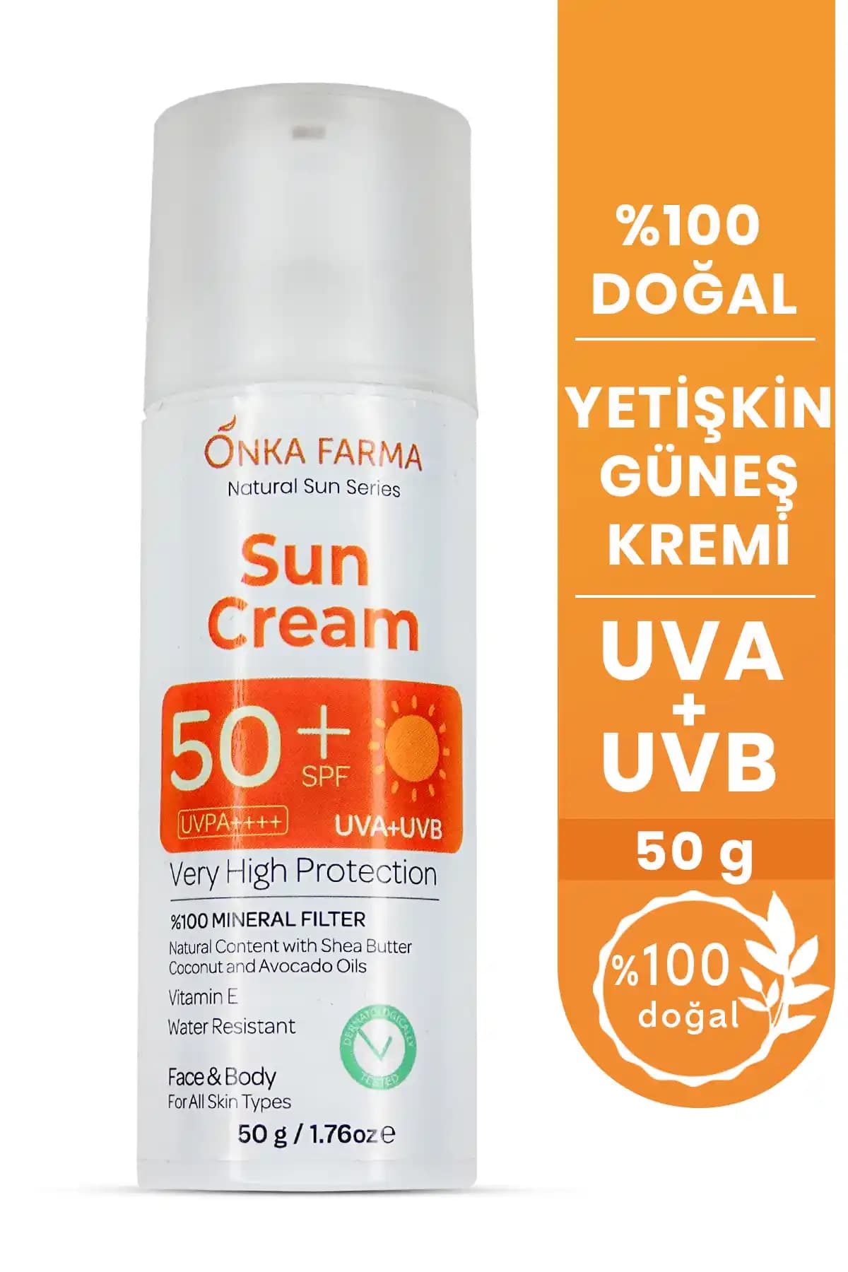 OnkaFarma Doğal Güneş Kremi 50+ SPF: Yüksek Koruma ve Doğal İçeriklerle Cilt Bakımı