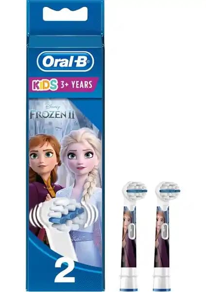 Oral-B Frozen Çocuklar İçin 2'li Yedek Başlıklı Diş Fırçası Güvenli ve Eğlenceli Diş Bakımı