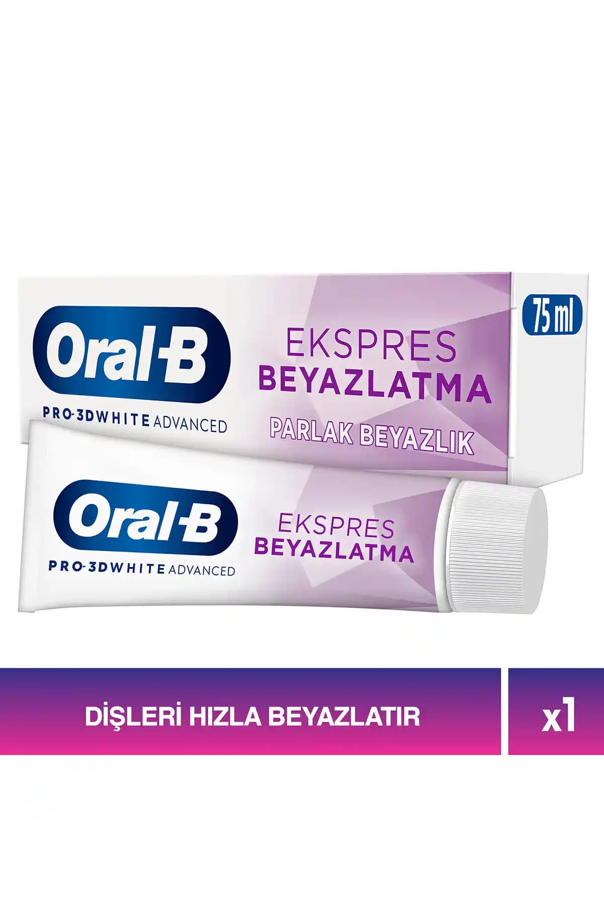Oral-B Pro 3D White Advanced Ekspres Beyazlık Diş Macunu: Güvenilir ve Etkili Beyazlatıcı Çözüm