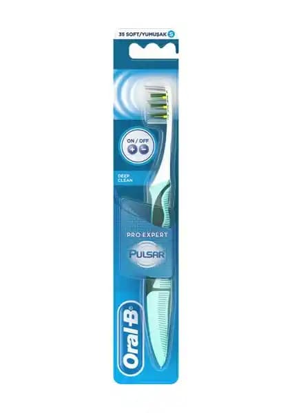 Oral-B Titreşi Mli Diş Fırçası Pro-Expert Pulsar 35: Hassas Dişler İçin Güçlü Temizlik Çözümü