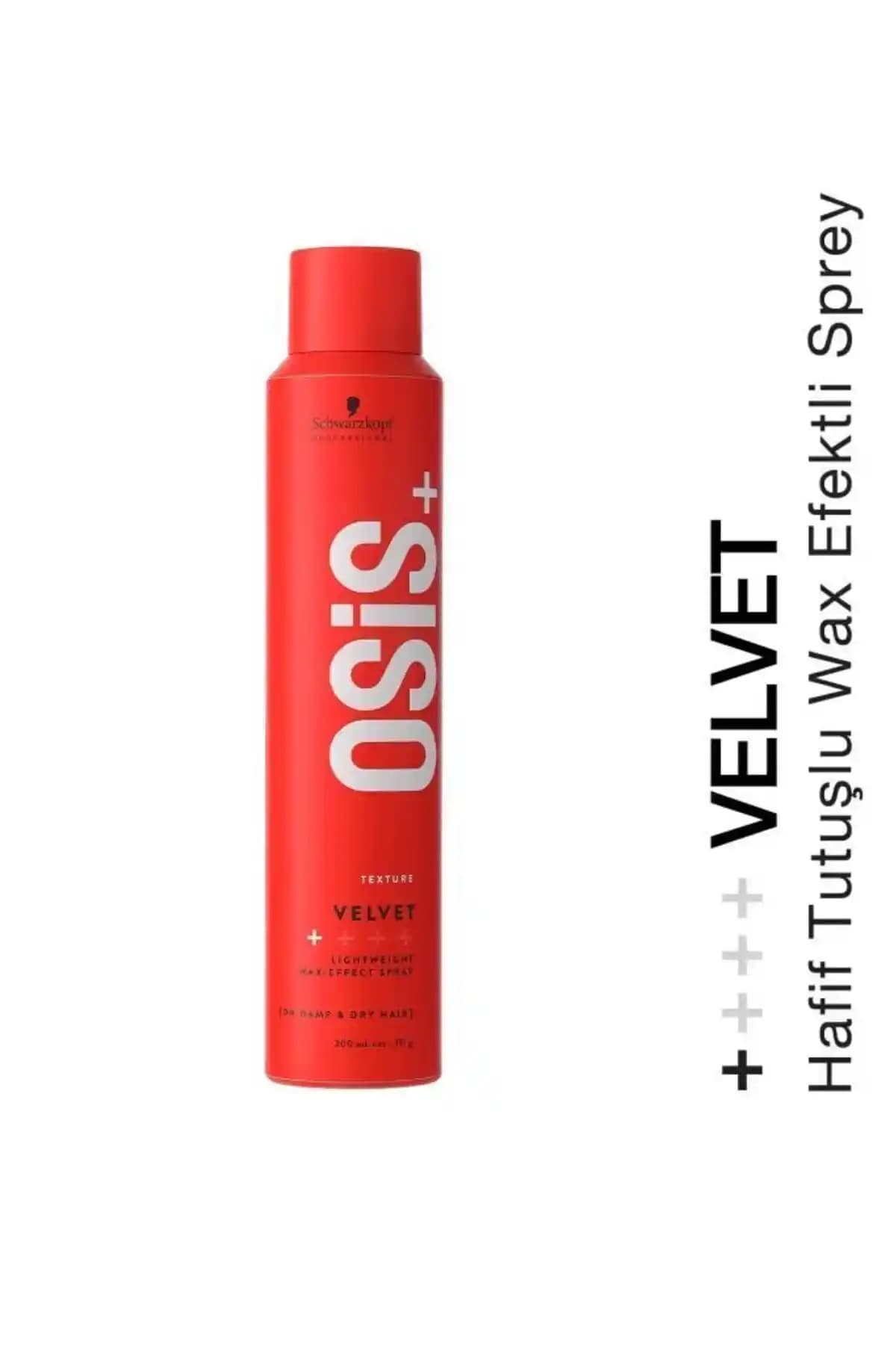 Osis Velvet Sprey 200ml: Hafif Yapısı ve Kadifemsi Parlaklık Sağlayan Saç Şekillendirici