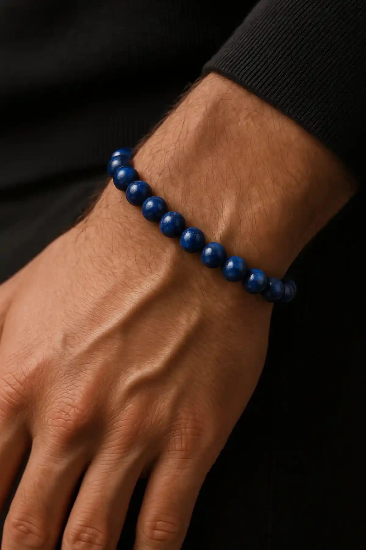 Padore Unisex Lapis Lazuli Doğal Taş Bileklik Estetik ve Enerjik Aksesuar