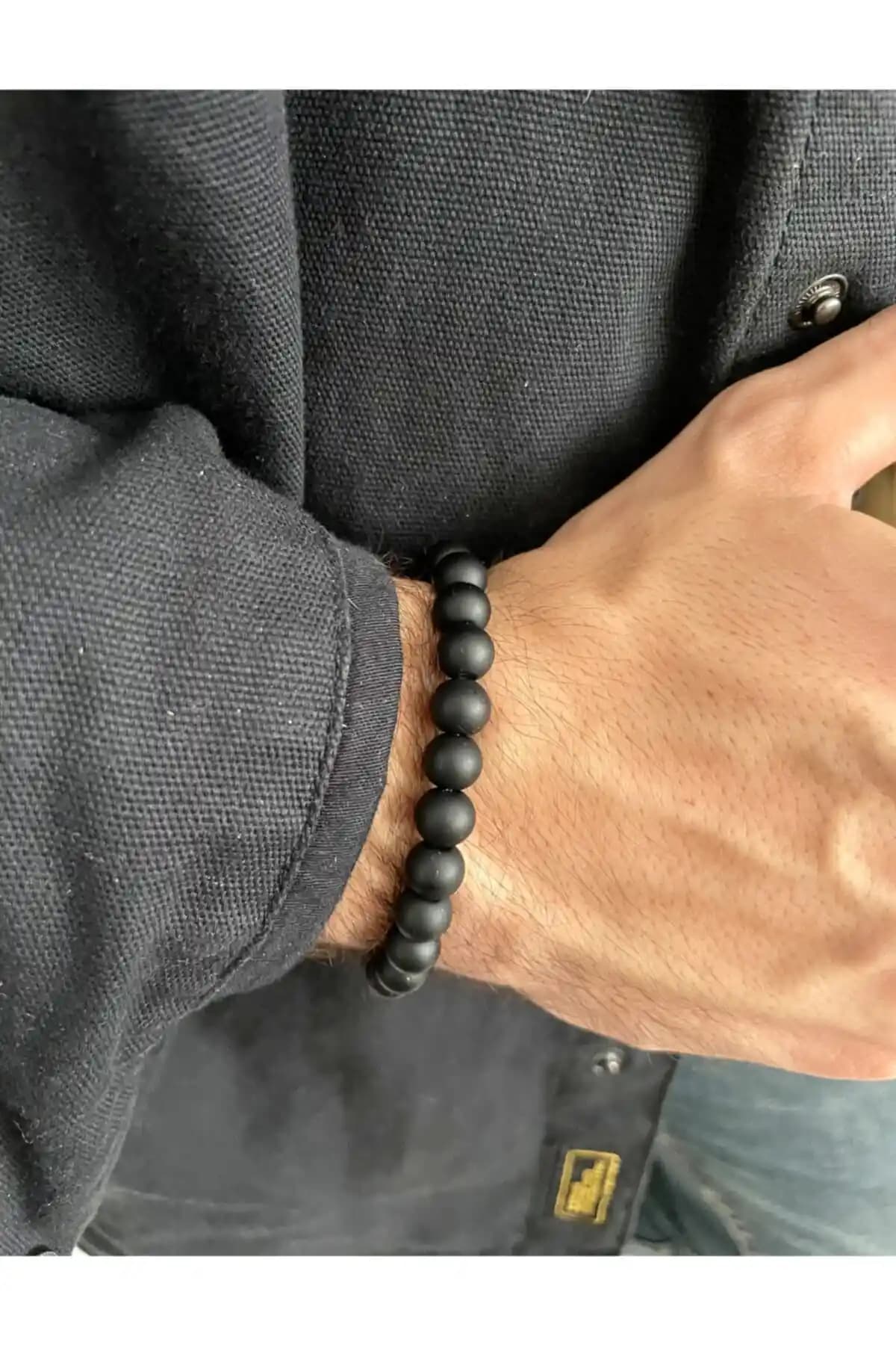 Padore Unisex Oniks Doğal Taş Bileklik: Şıklık ve Doğallığın Modern Yansıması