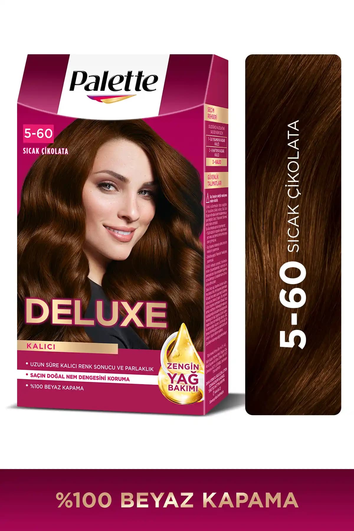 Palette Deluxe 5-60 Sıcak Çikolata Saç Boyası ve Bakım Özellikleri