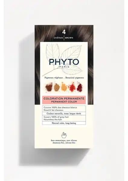 Phyto Color 4 Kestane Amonyaksız Kalıcı Bitkisel Saç Boyası Detayları ve Kullanım Avantajları