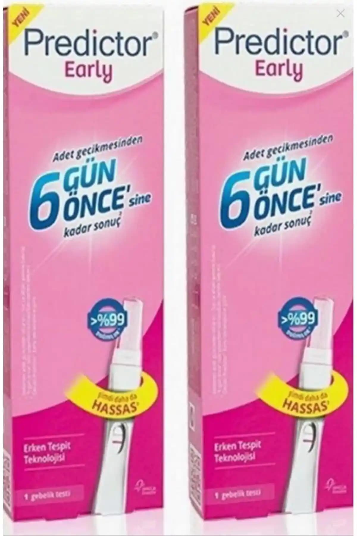 Predictor Erken Gebelik Testi 2'li Güvenilir ve Hızlı Gebelik Belirleme Çözümü
