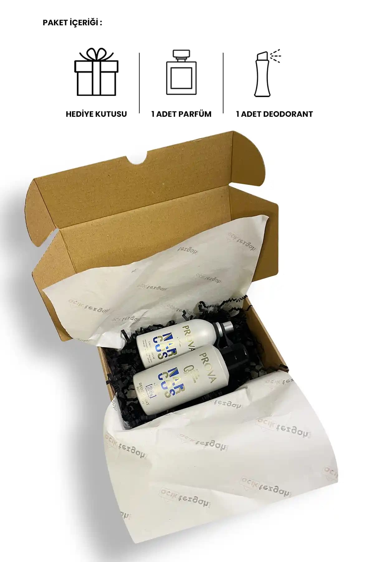 Prova Narcos Erkek Parfüm ve Deodorant Seti Babalar Günü İçin Şık Hediye Alternatifi