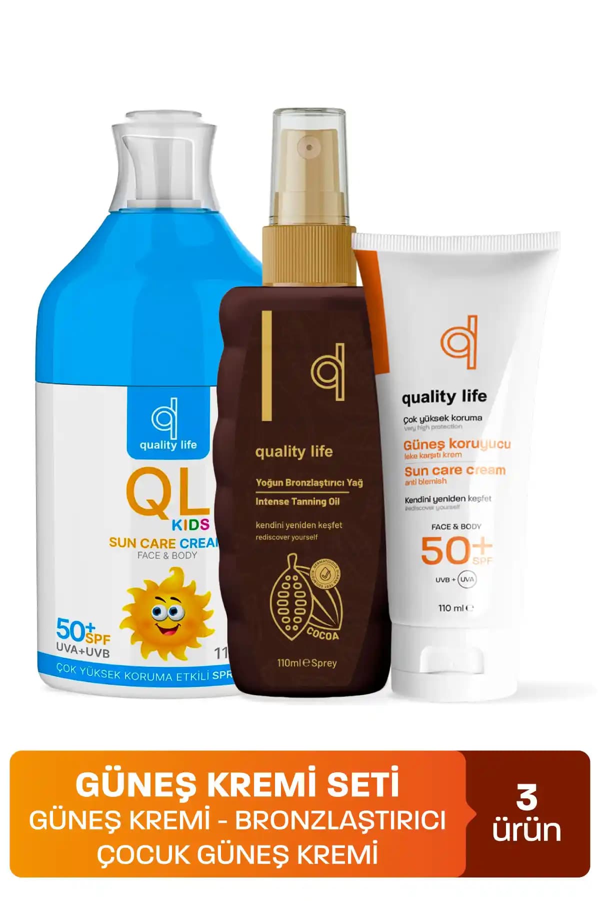 Quality Life QL 50+ Faktör Güneş Kremi Seti ile Güvenle Güneşlenme Rehberi