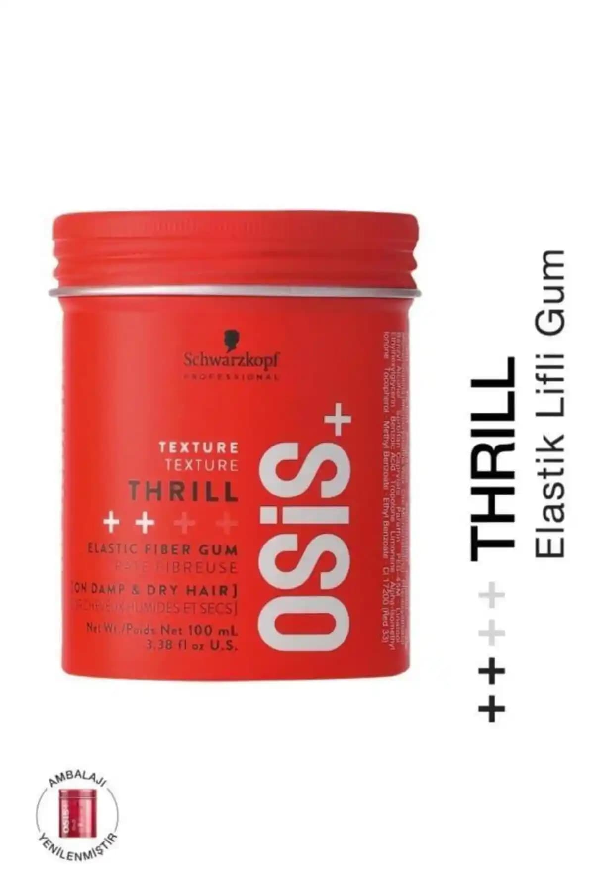 Schwarzkopf Osis Thrill: Güçlü Tutuculu ve Kalıcı Saç Şekillendirme Çözümü