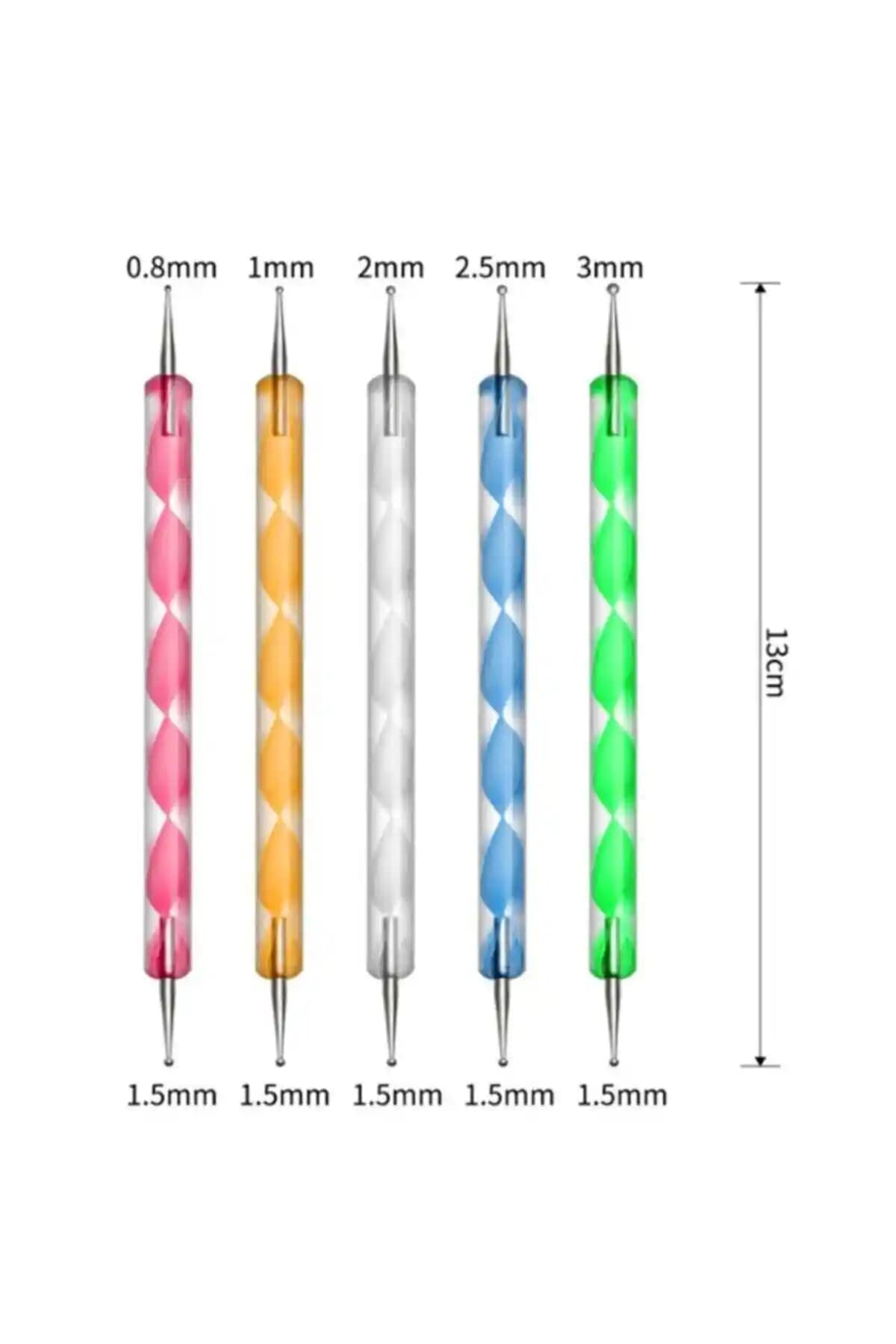 SİNKA Tırnak Süsleme Kalemi 5'li Seti ile Yaratıcı ve Detaylı Tırnak Tasarımları Yapın