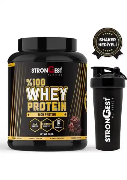 Strongest Whey Protein 960g Aromalı Protein Tozu Sporcular ve Aktif Bireyler İçin Uygun