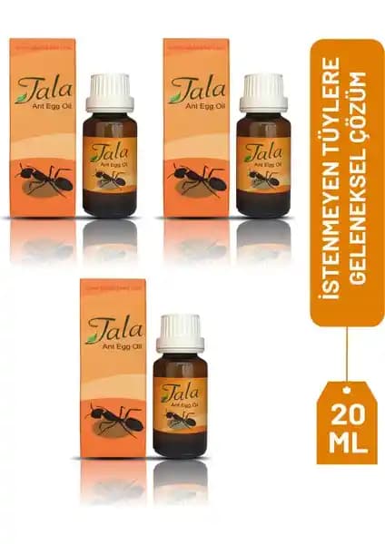 Tala Karınca Yumurtası Yağı 3'lü: Doğal ve Etkili Tüy Azaltıcı Çözüm