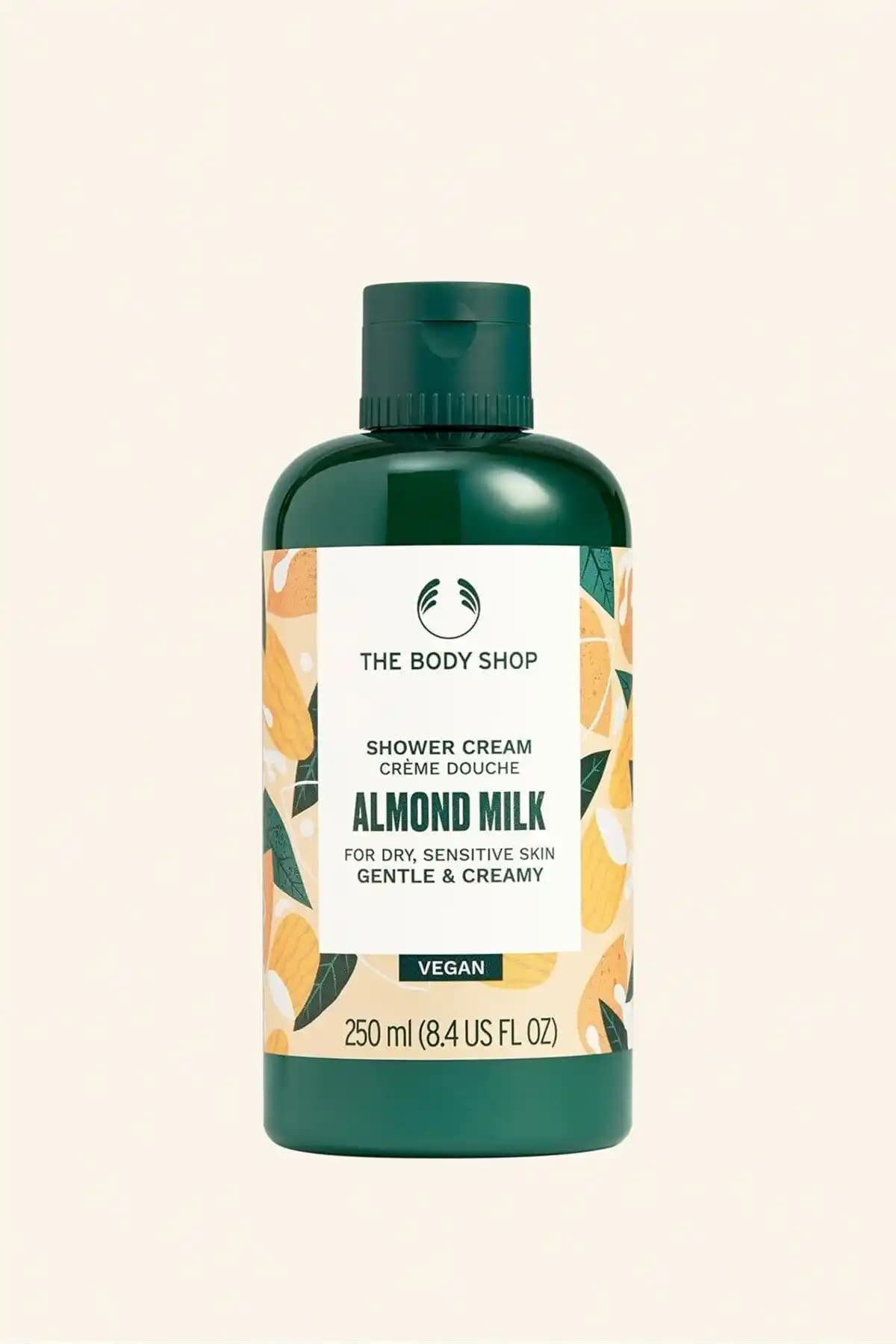 The Body Shop Almond Milk Kremli Nemlendirici Duş Jeli: Doğal ve Çevre Dostu Bakım Ürünü