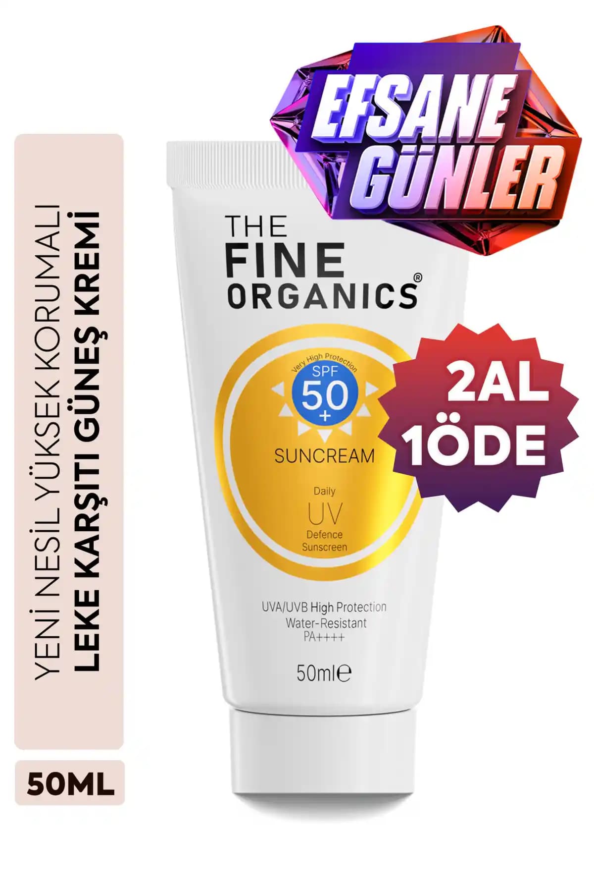 The Fine Organics SPF 50+ Yüksek Koruma Sağlayan Leke Karşıtı Güneş Kremi İncelemesi