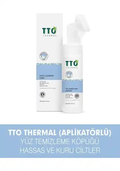 TTO Thermal Çay Ağacı Özlü Yüz Temizleme Köpüğü: Doğal ve Nazik Cilt Temizliği İçin Uygun