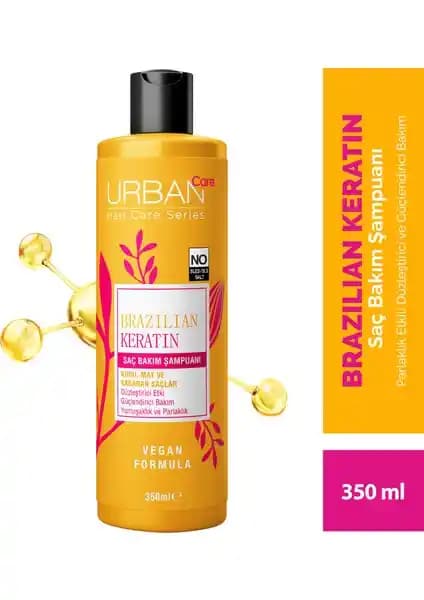 Urban Care Brazilian Keratin Saç Bakım Şampuanı: Doğal İçeriklerle Parlak ve Sağlıklı Saçlar