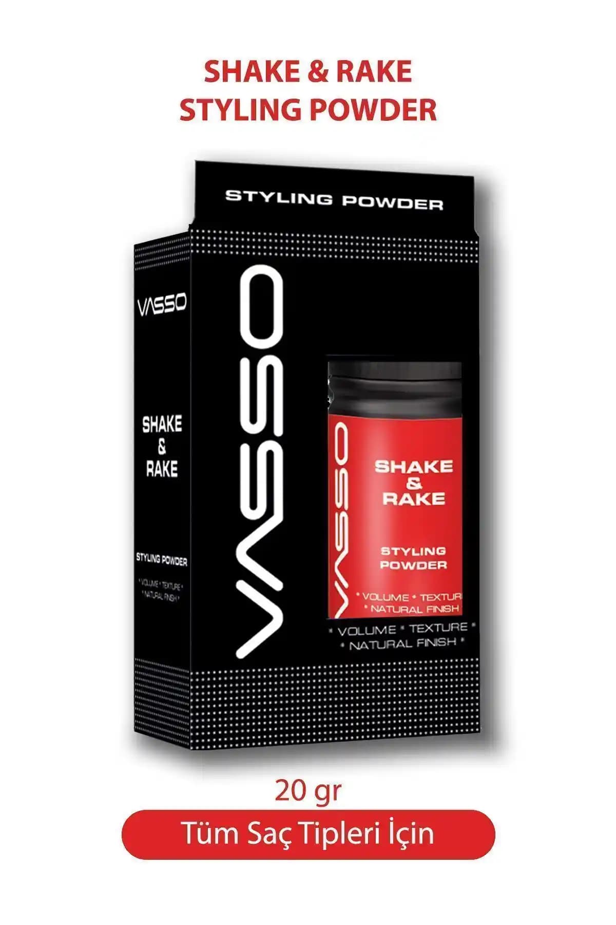 Vasso Men 24 Saat Ultra Mat Toz Wax ile Hacimli ve Doğal Saç Şekillendirme