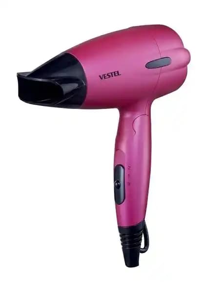 Vestel VSK 1015 Seyahat Tipi Saç Kurutma Makinesi Pembe Renk ile Pratik Kullanım ve Şık Tasarım