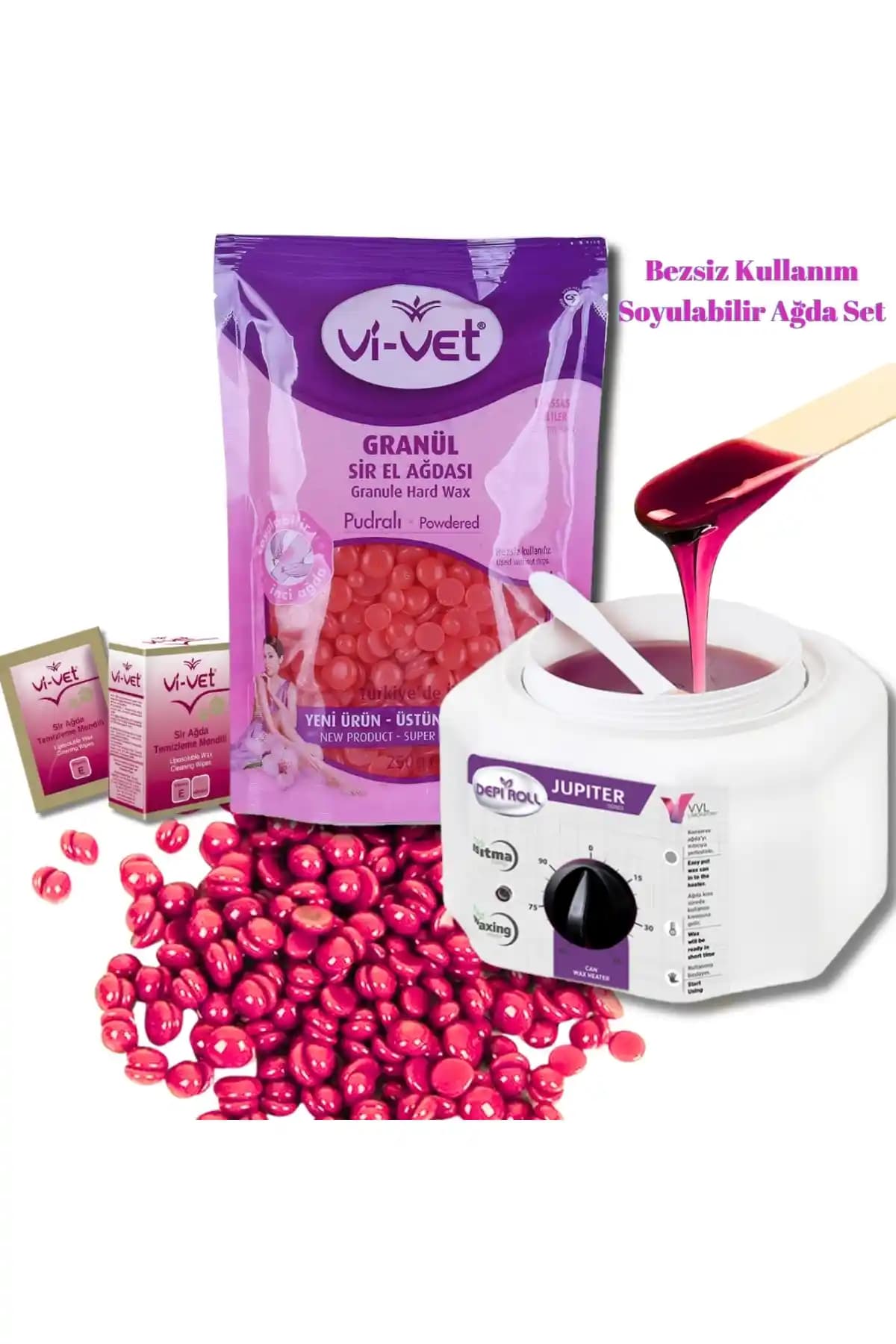 Vivol 2 Yıl Garantili Ağda Makinesi ve Pudralı Boncuk Ağda Seti İncelemesi