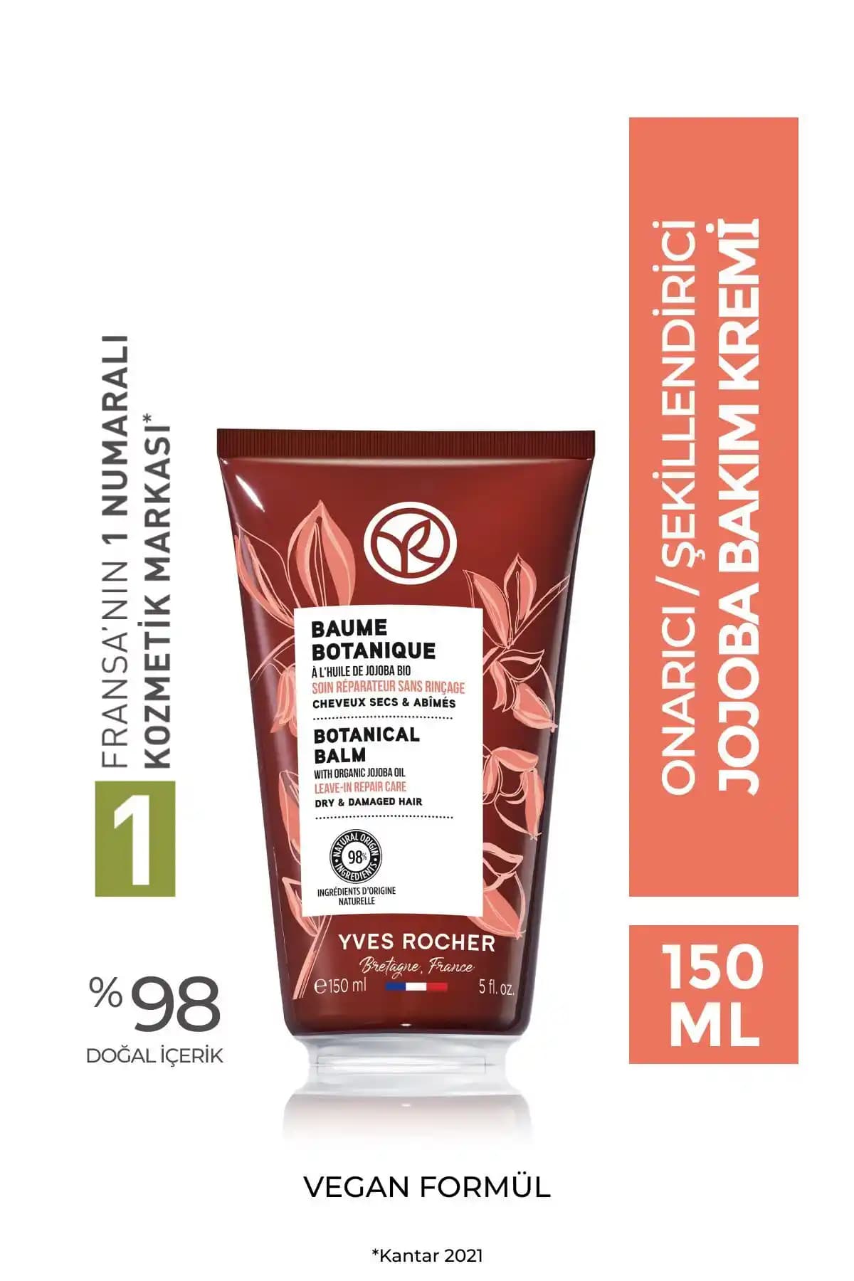 Yves Rocher Jojoba Bakım Kremi: Doğal ve Güçlü Saç Bakımı İçin Etkili Çözüm