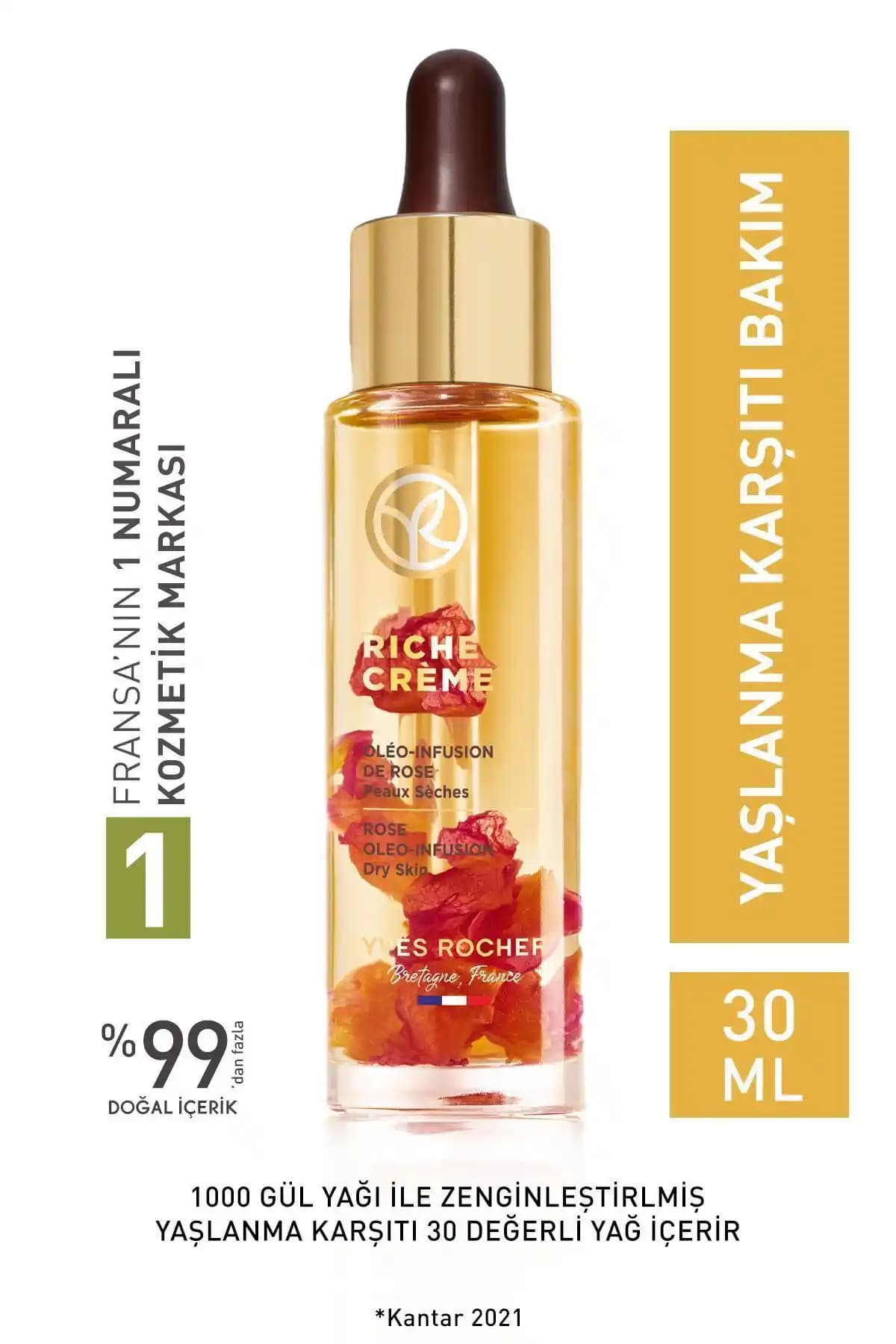 Yves Rocher Yaşlanma Karşıtı ve Nemlendirici Serum Kuru ve Yaşlı Ciltler İçin