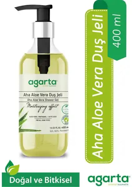 Aloe Vera İçeren Doğal Duş Jeli ile Cilt Bakımında Ferahlatıcı ve Nemlendirici Etkiler
