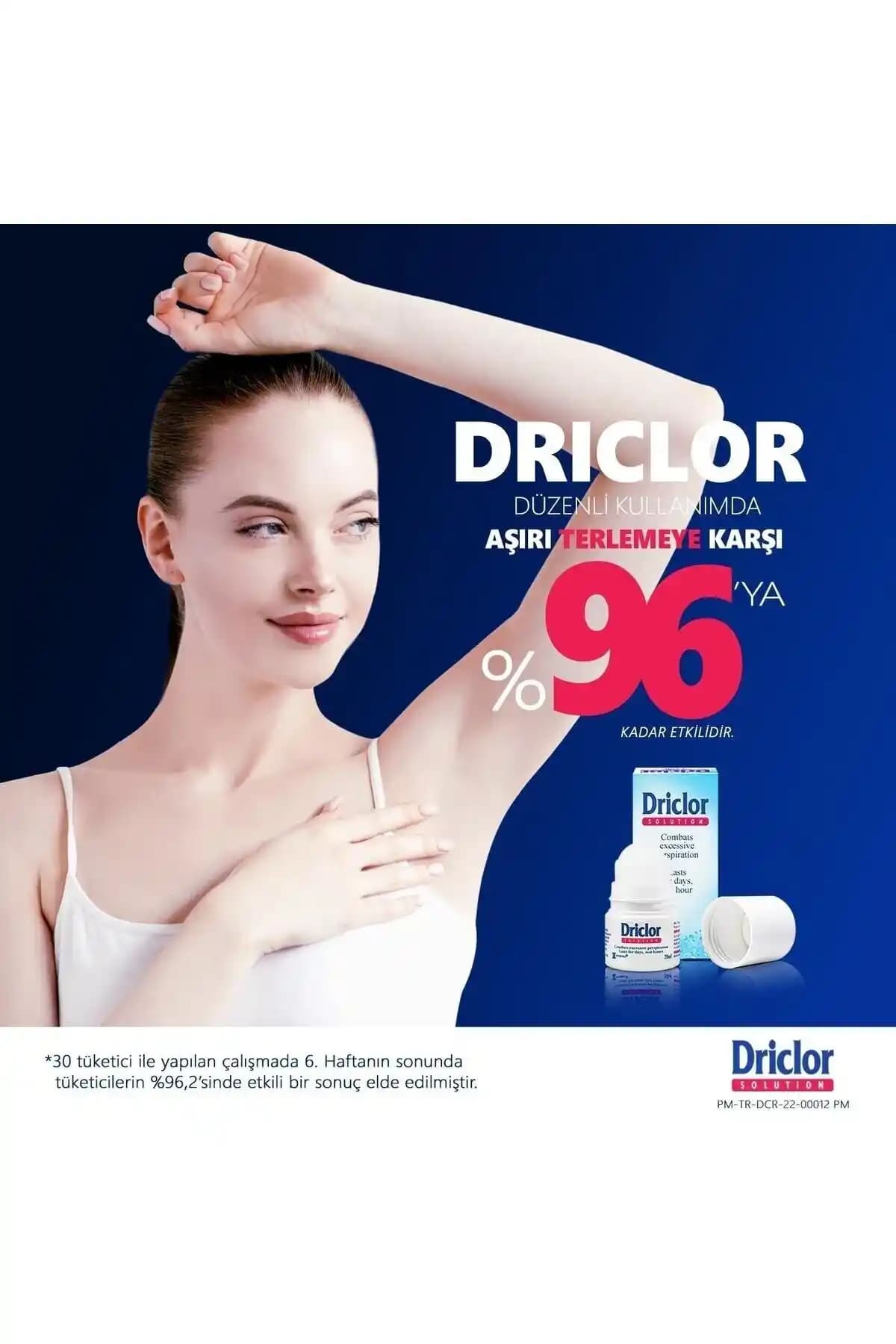 Aşırı Terleme Tedavisinde Driclor Antiperspirant Kullanımı ve Etkinlikleri