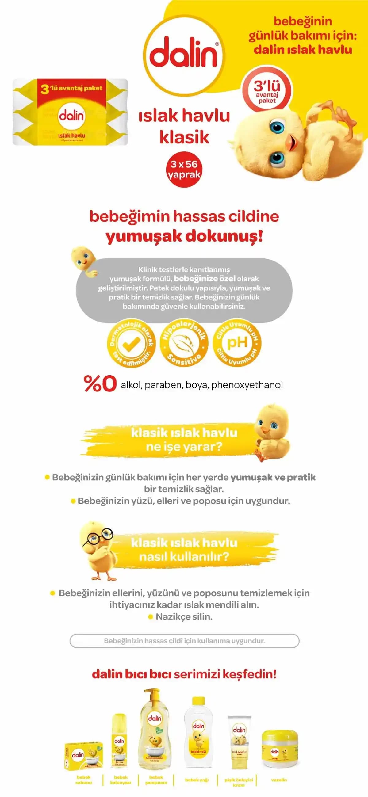 Bebek Temizliğinde Güvenilir Çözümler: Dalin Mendil ile Hassas Cilt Bakımı