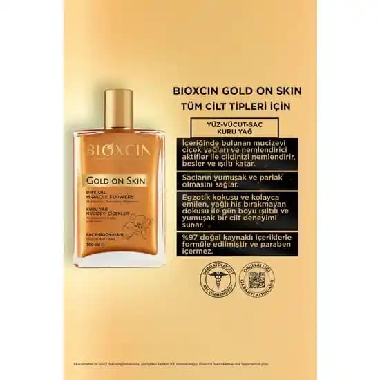 Bioxcin Gold Altın Parlaklığı Yağı ile Saçlara Doğal Işıltı ve Sağlık Kazandırma Yöntemi