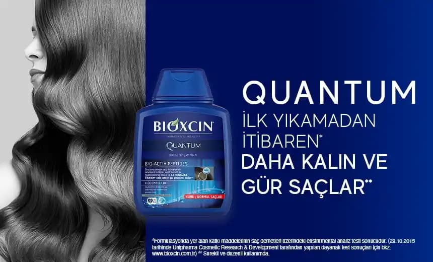 Bioxcin Quantum Saç Derisini Dengeleyen Bakım Şampuanı Saç Sağlığını Koruyan Formül