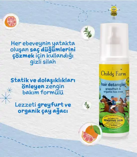 Çocuk Saç Bakım Spreyleri: Güvenli ve Doğal İçerikli Saç Bakım Ürünleri