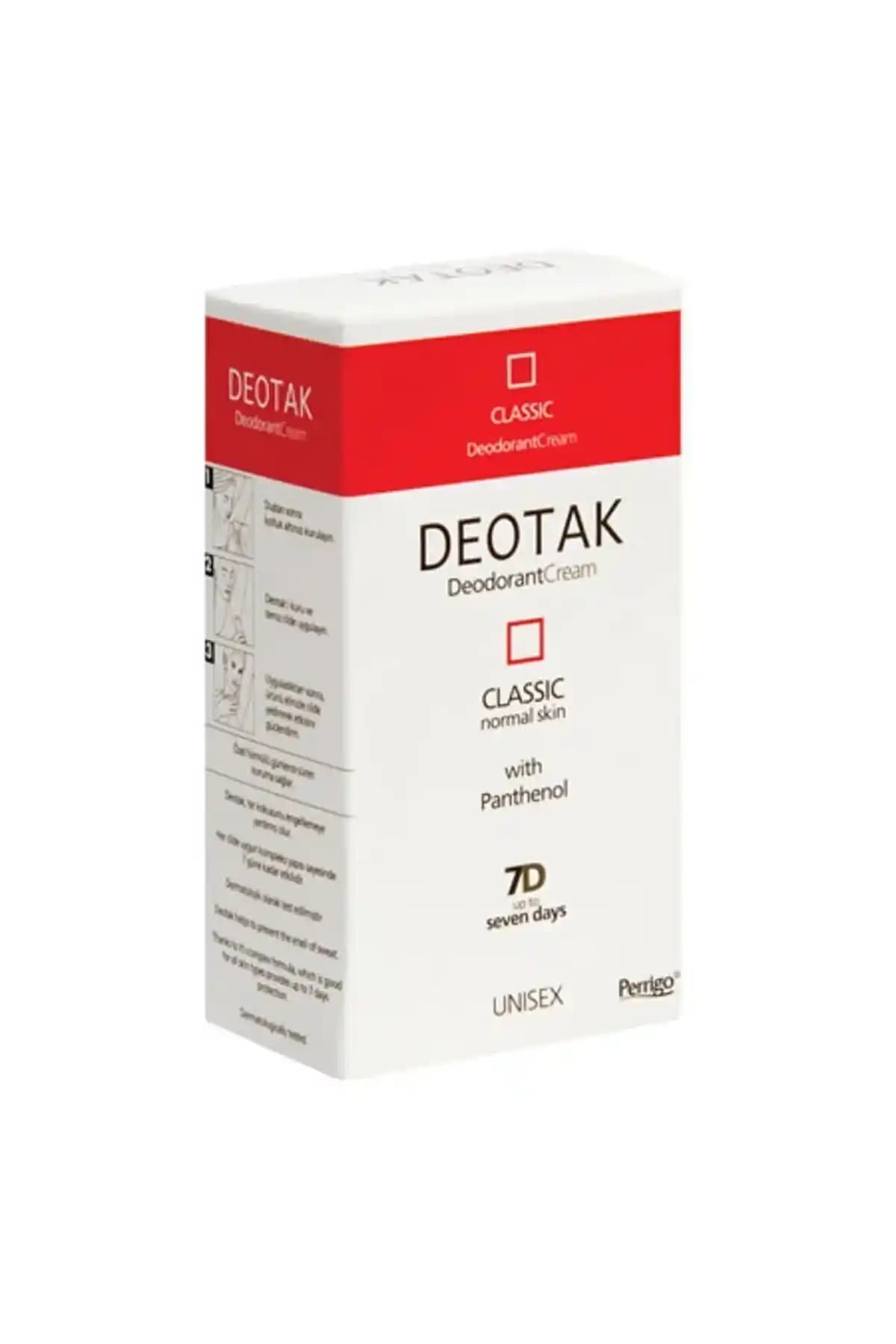 Deotak Krem: Ter ve Koku Giderici Özellikleri ve Kullanım Alanları Hakkında Detaylı Bilgi