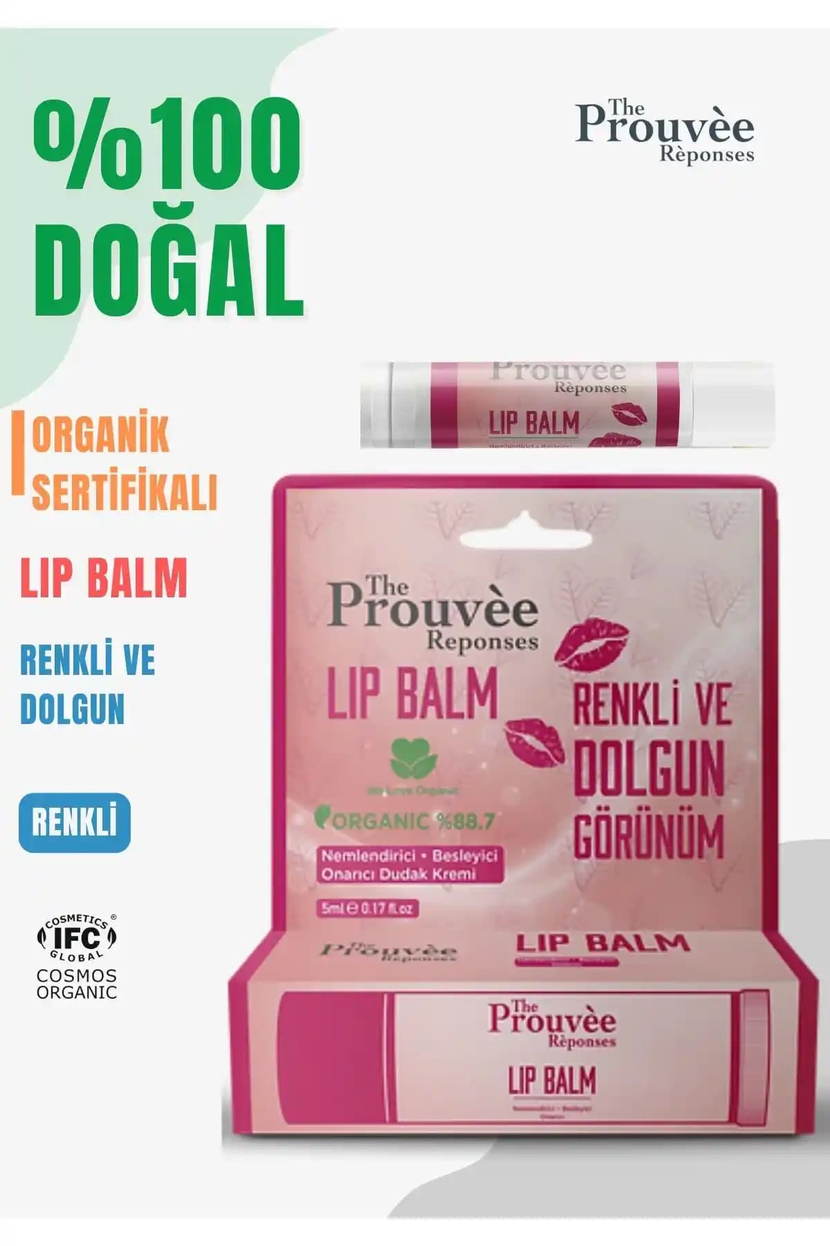 Doğal ve Renkli Lip Balm Kullanımı: Dudak Bakımında Doğal İçeriklerin Önemi